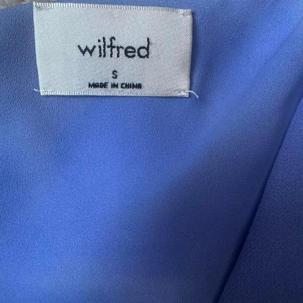 Aritzia Women's Blue and Purple Blouse